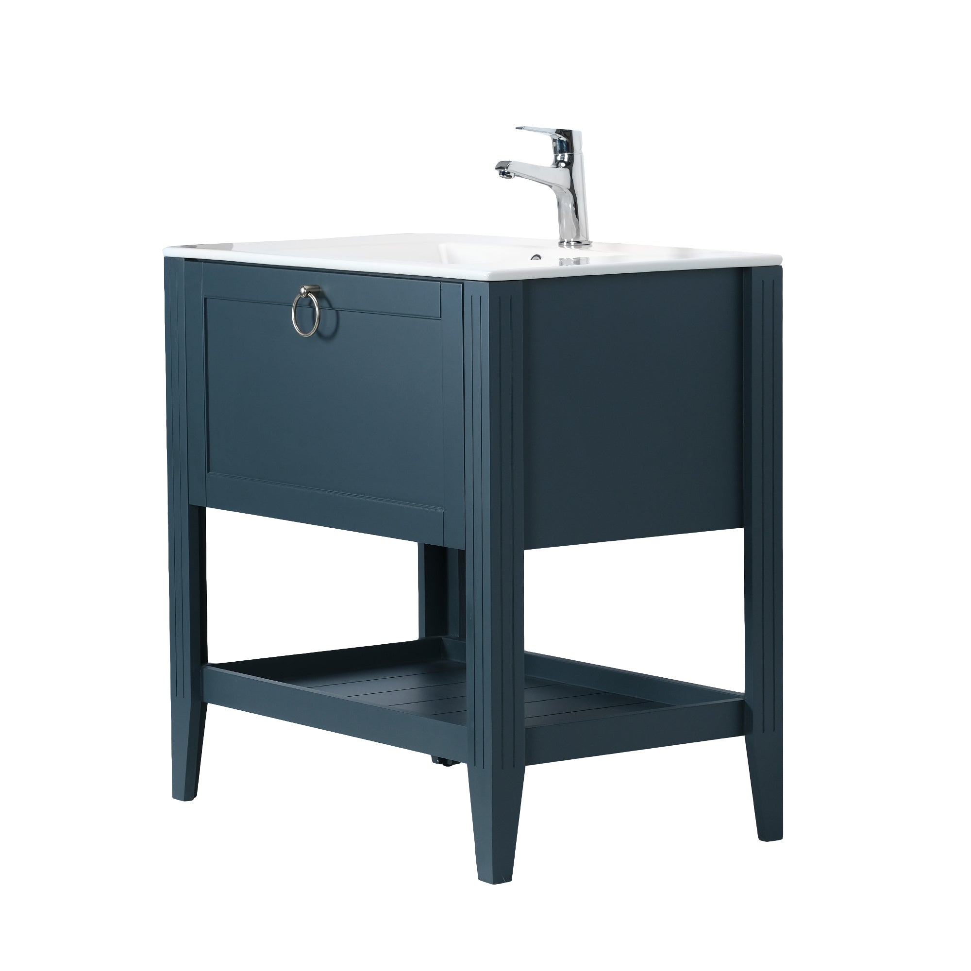 SOFIA 32INCH FREE STANDING VANITY AND SINK COMBO - CHARCOAL GRAY
