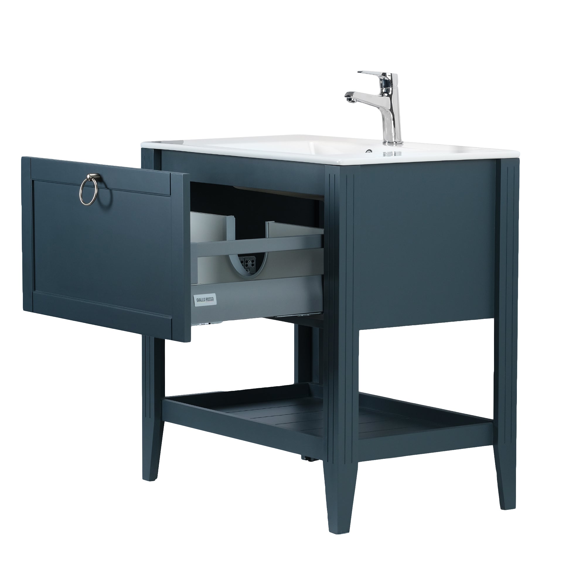 SOFIA 32INCH FREE STANDING VANITY AND SINK COMBO - CHARCOAL GRAY